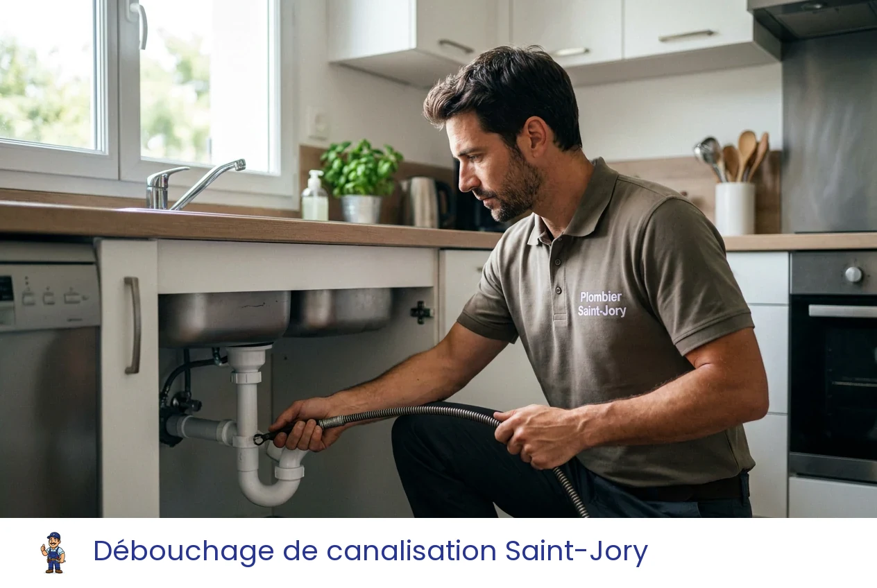 Débouchage de canalisation à Saint-Jory