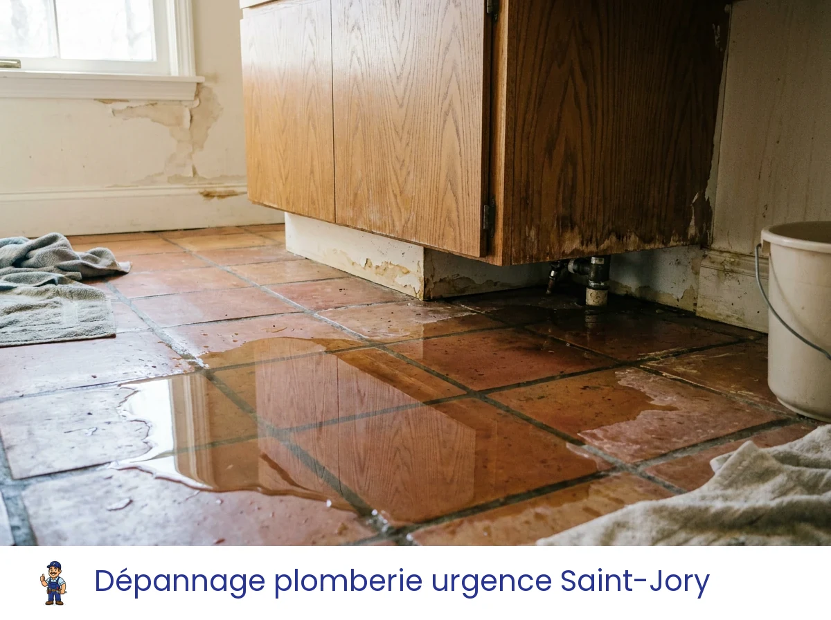 Dépannage plomberie urgence à Saint-Jory