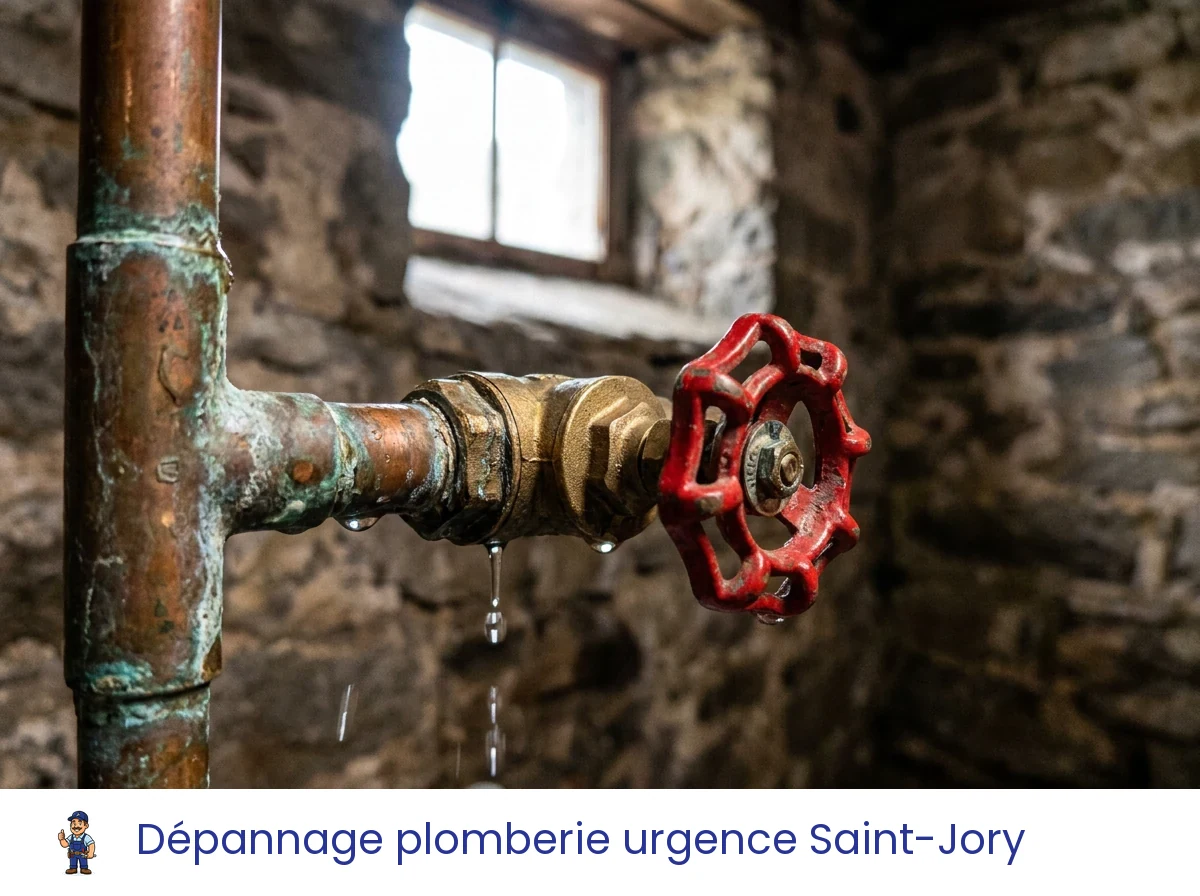 Dépannage plomberie urgence à Saint-Jory