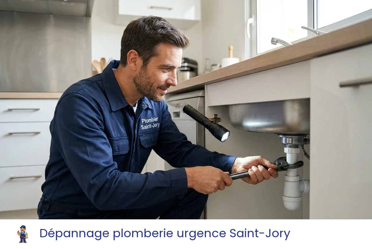 Dépannage plomberie urgence à Saint-Jory