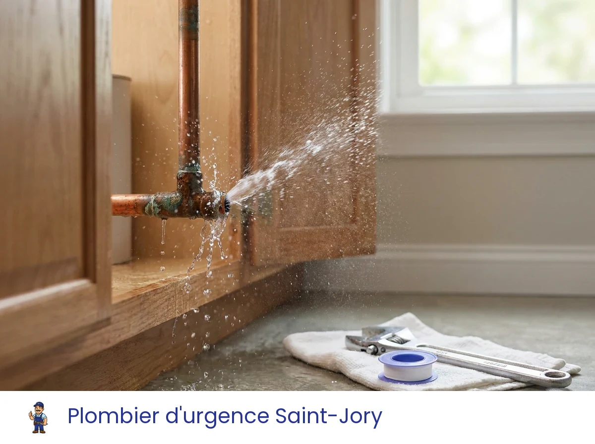 Plombier d'urgence à Saint-Jory