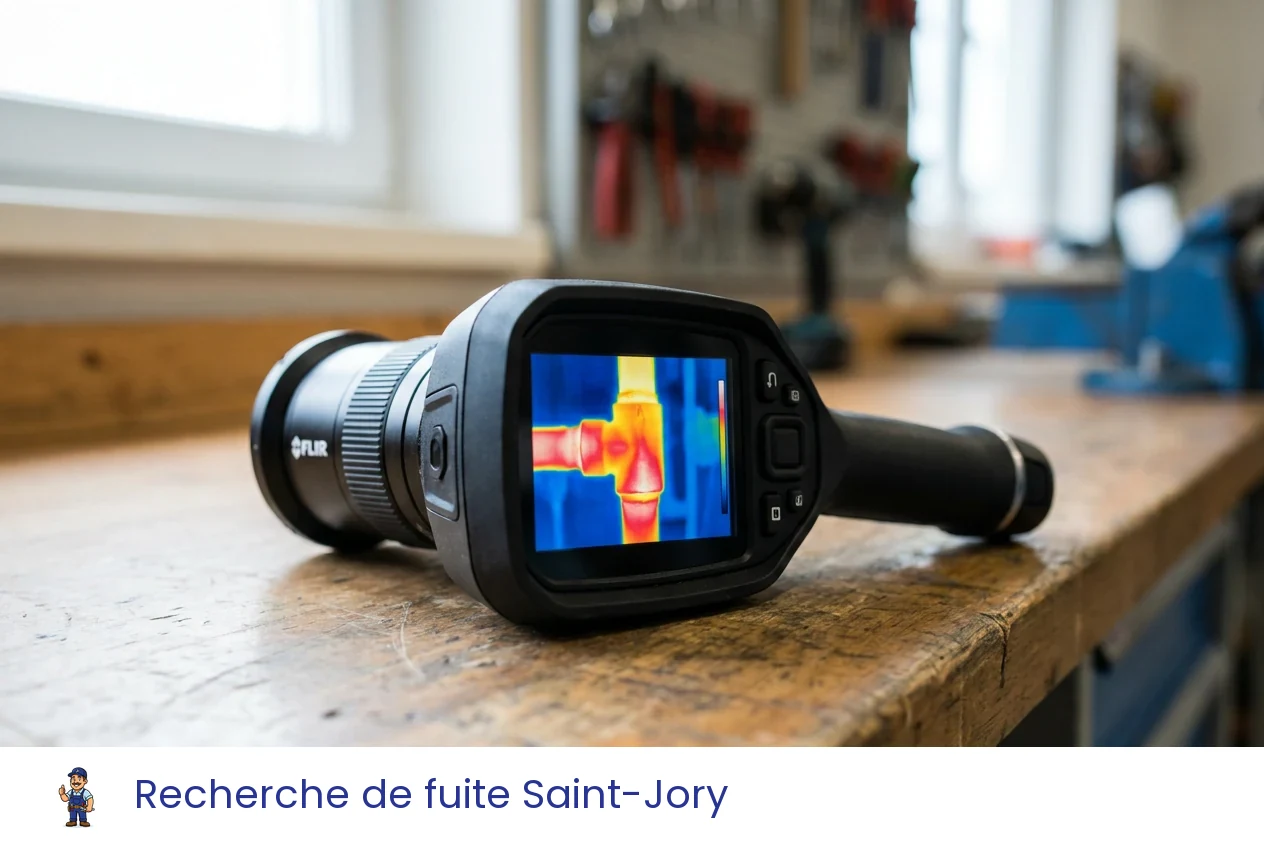 Recherche de fuite à Saint-Jory