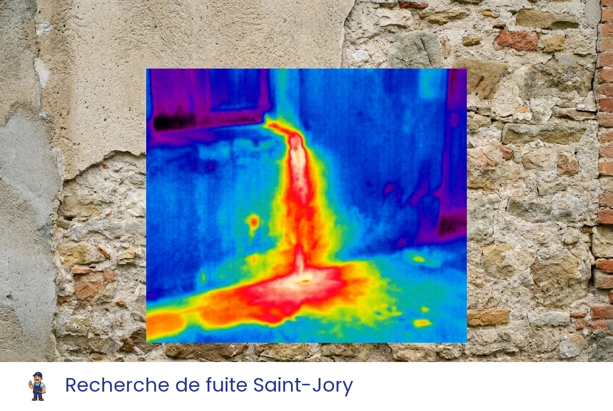 Recherche de fuite à Saint-Jory