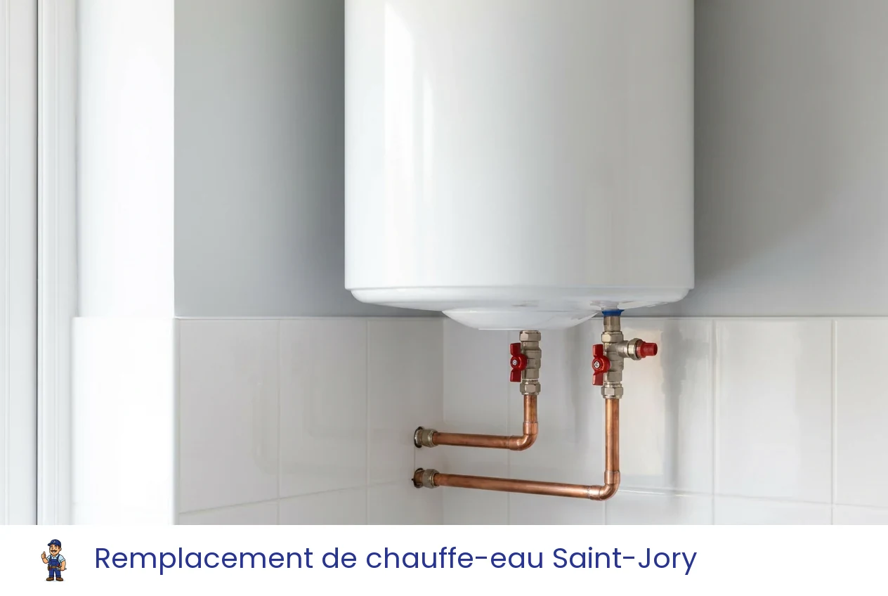 Remplacement de chauffe-eau à Saint-Jory