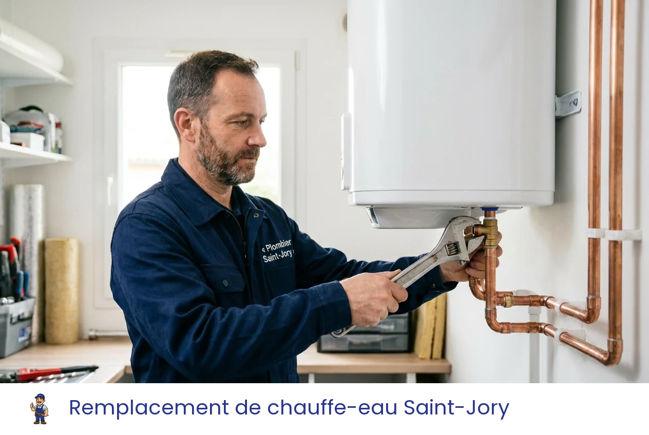 Remplacement de chauffe-eau à Saint-Jory
