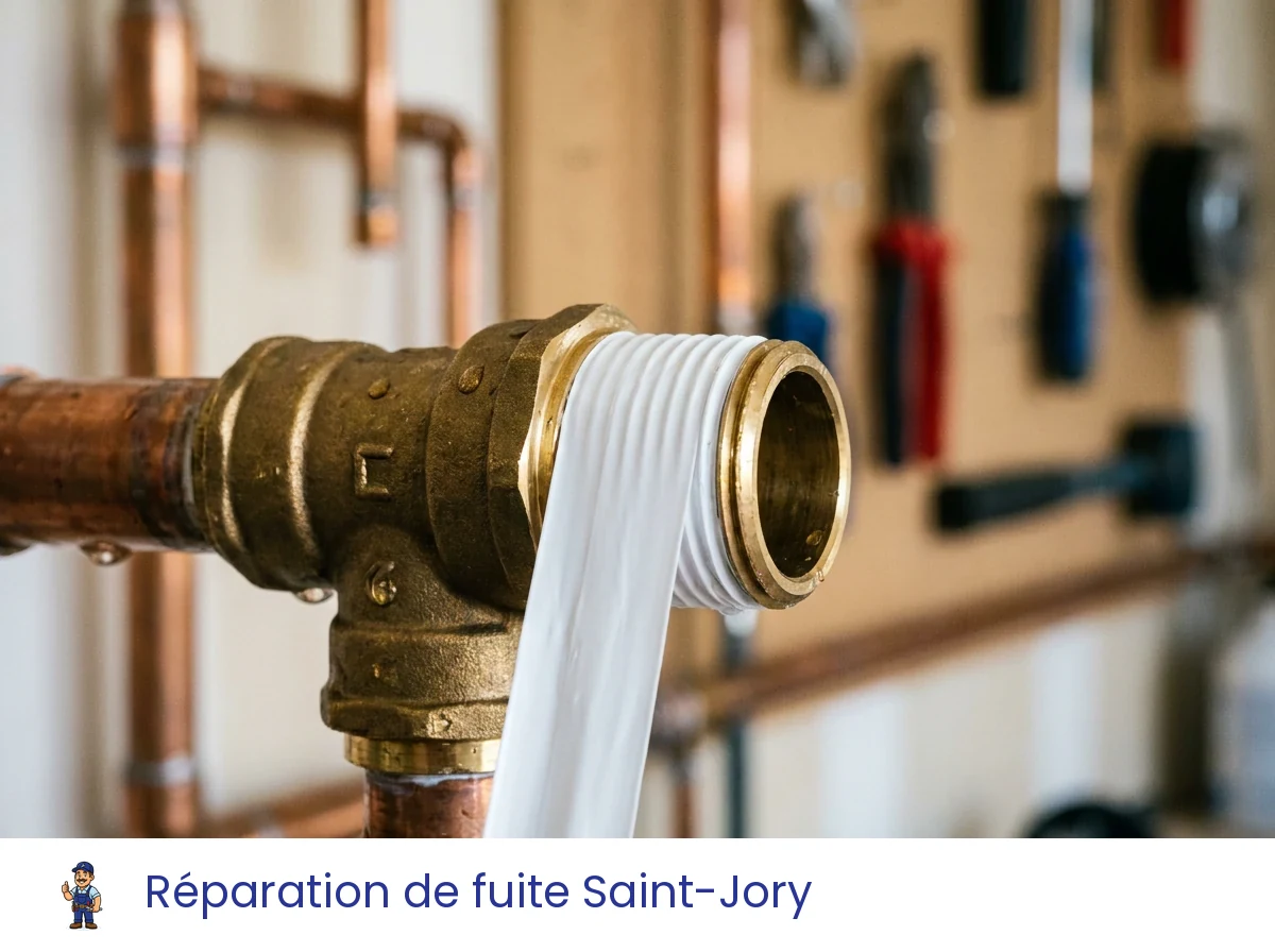 Réparation de fuite à Saint-Jory