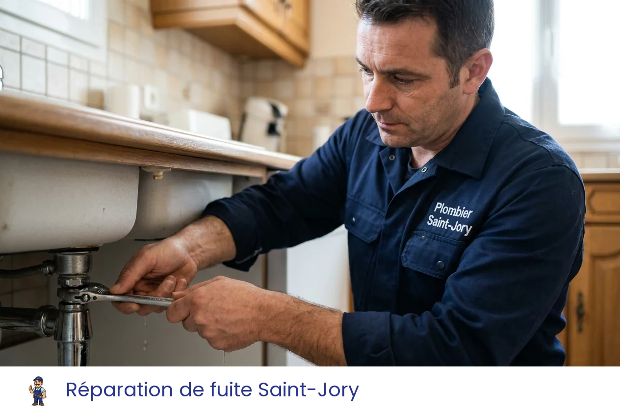 Réparation de fuite à Saint-Jory